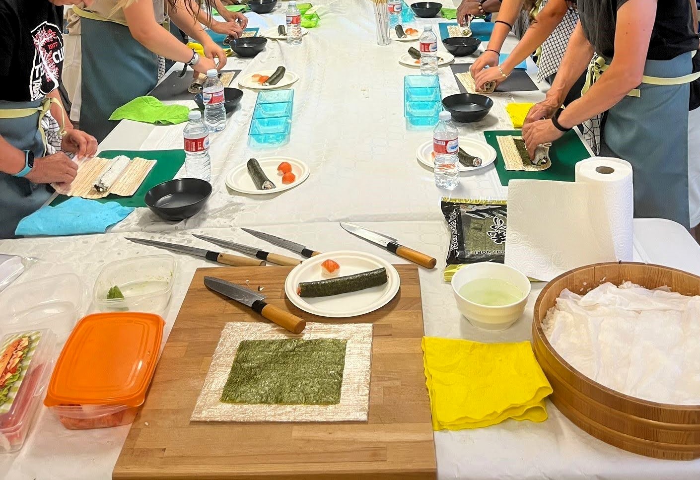 Taller de sushi en Tabanera de Cerrato