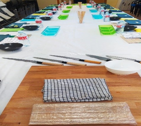 Taller de sushi interactivo
